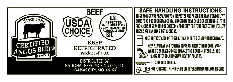 Round Outside Flat BCS product label